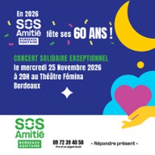 Concert S.O.S Amiti&eacute; Bordeaux - Christophe Malavoy  - Astrid Patay ...